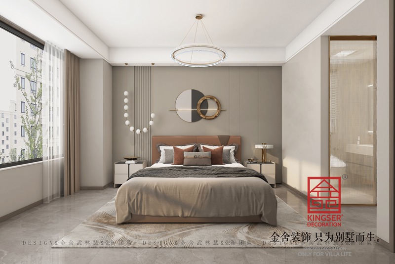 盛邦九號院現(xiàn)代風(fēng)格臥室裝修設(shè)計(jì)