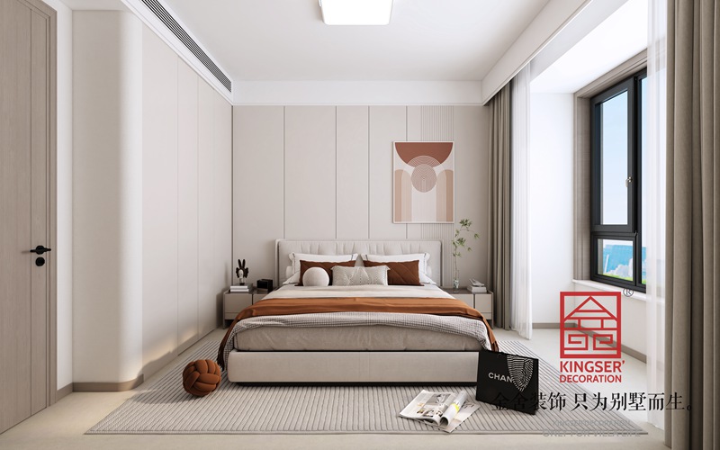 盛邦九號院現(xiàn)代簡約風(fēng)格臥室裝修設(shè)計(jì)