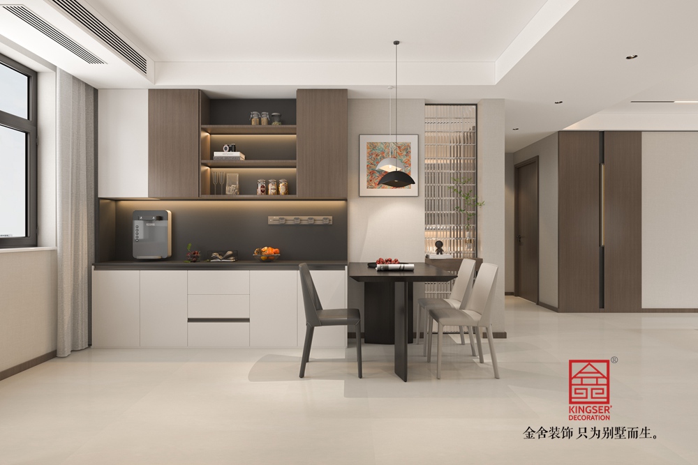 維多利亞158平米極簡風格裝修-餐廳