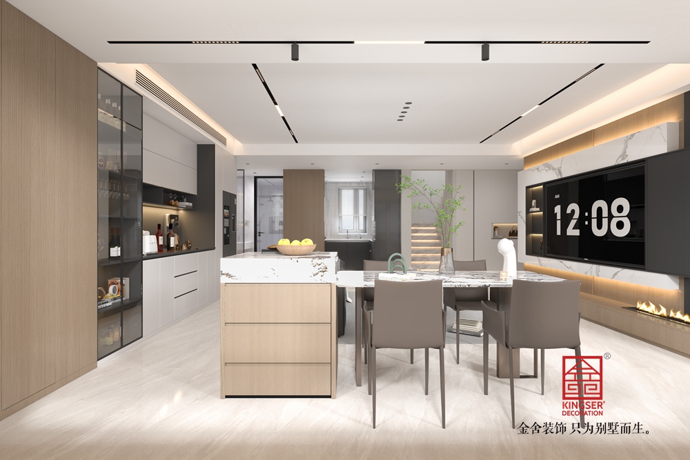 綠城城園230平米意式風格裝修-客廳