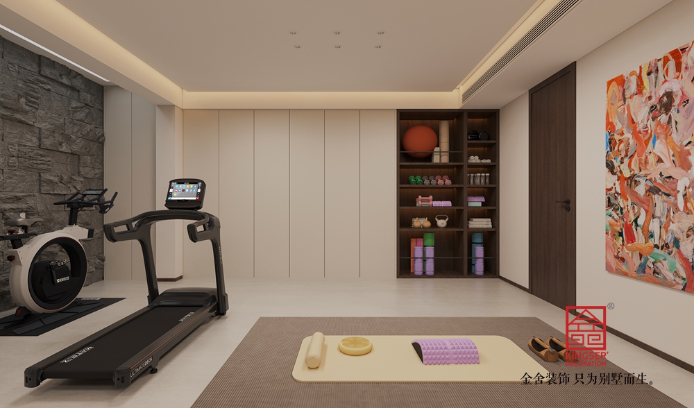 肯彤名邸180平米現代簡約裝修-健身房